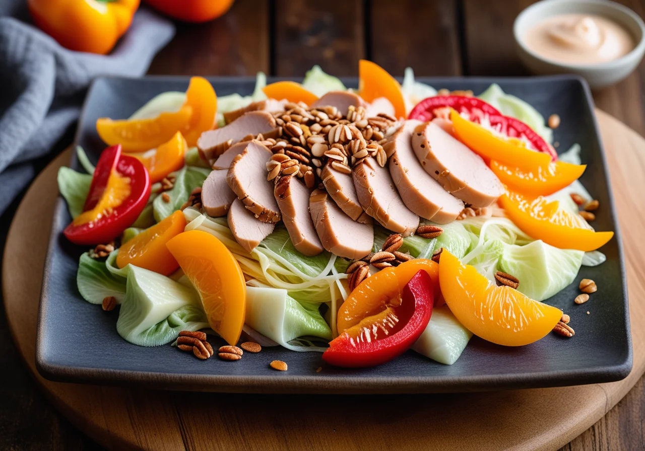 Glass Noodle Salad with Turkey Fillet