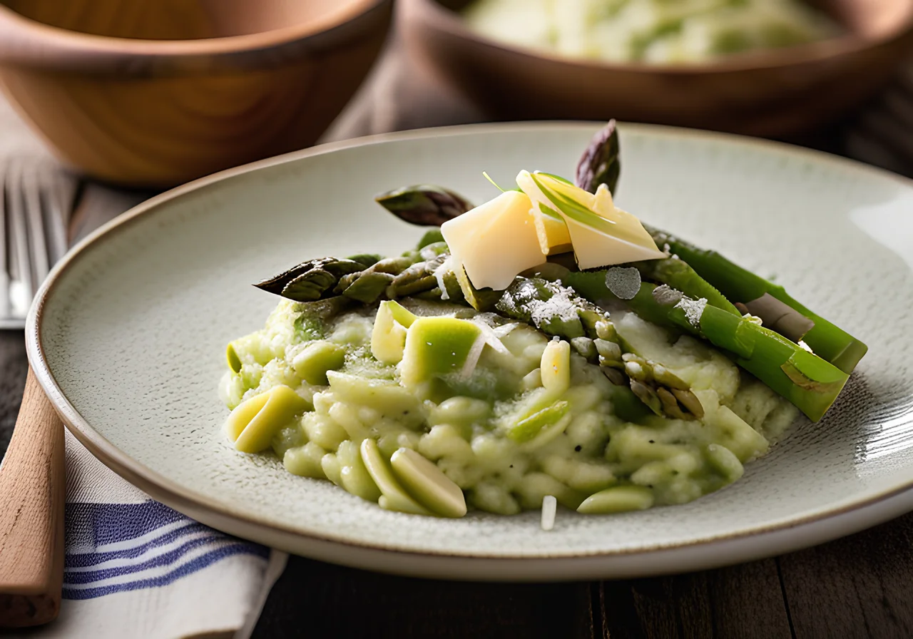 Green Asparagus Risotto