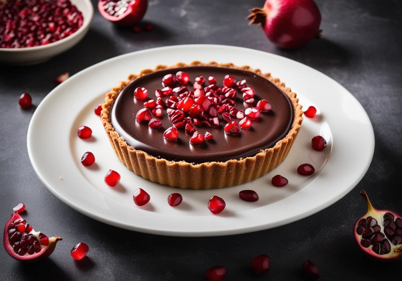 Chocolate Tart with Superfood Ice