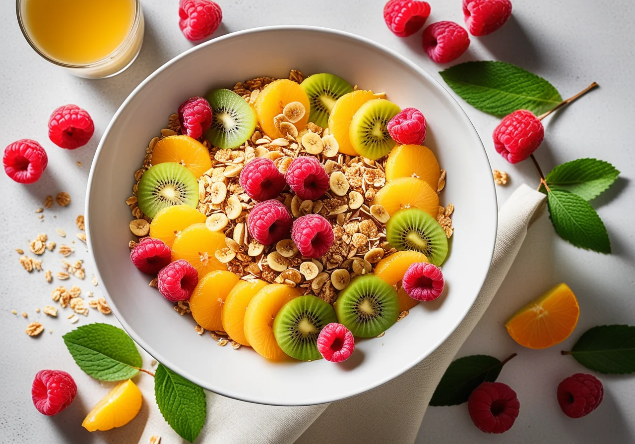 Muesli with Fruit Salad