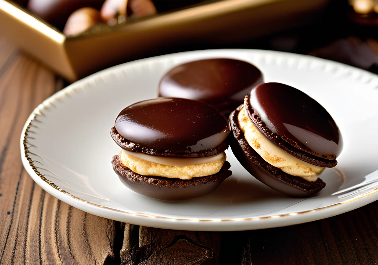 Hazelnut Macarons