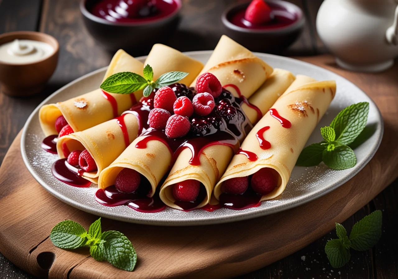 Crepes with Berries