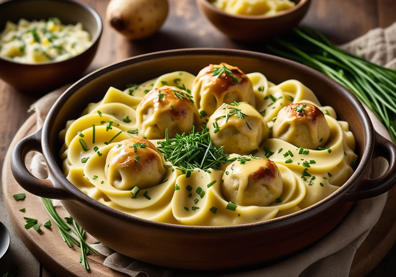 Maultaschen with Potato Salad