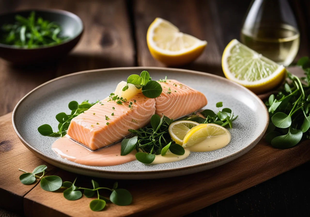 Poached Salmon Fillet