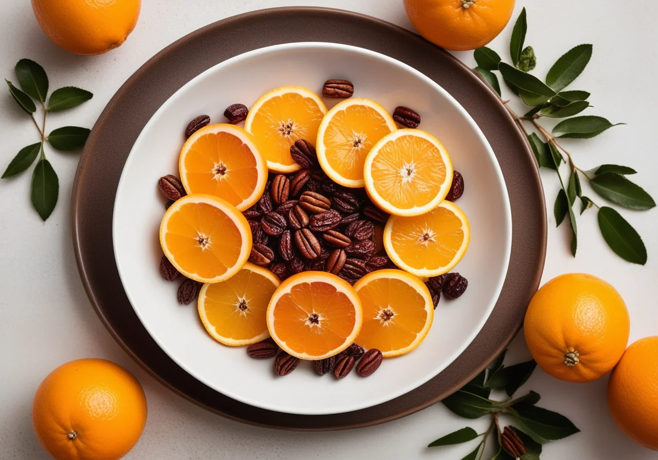 Orange Slices with Dates