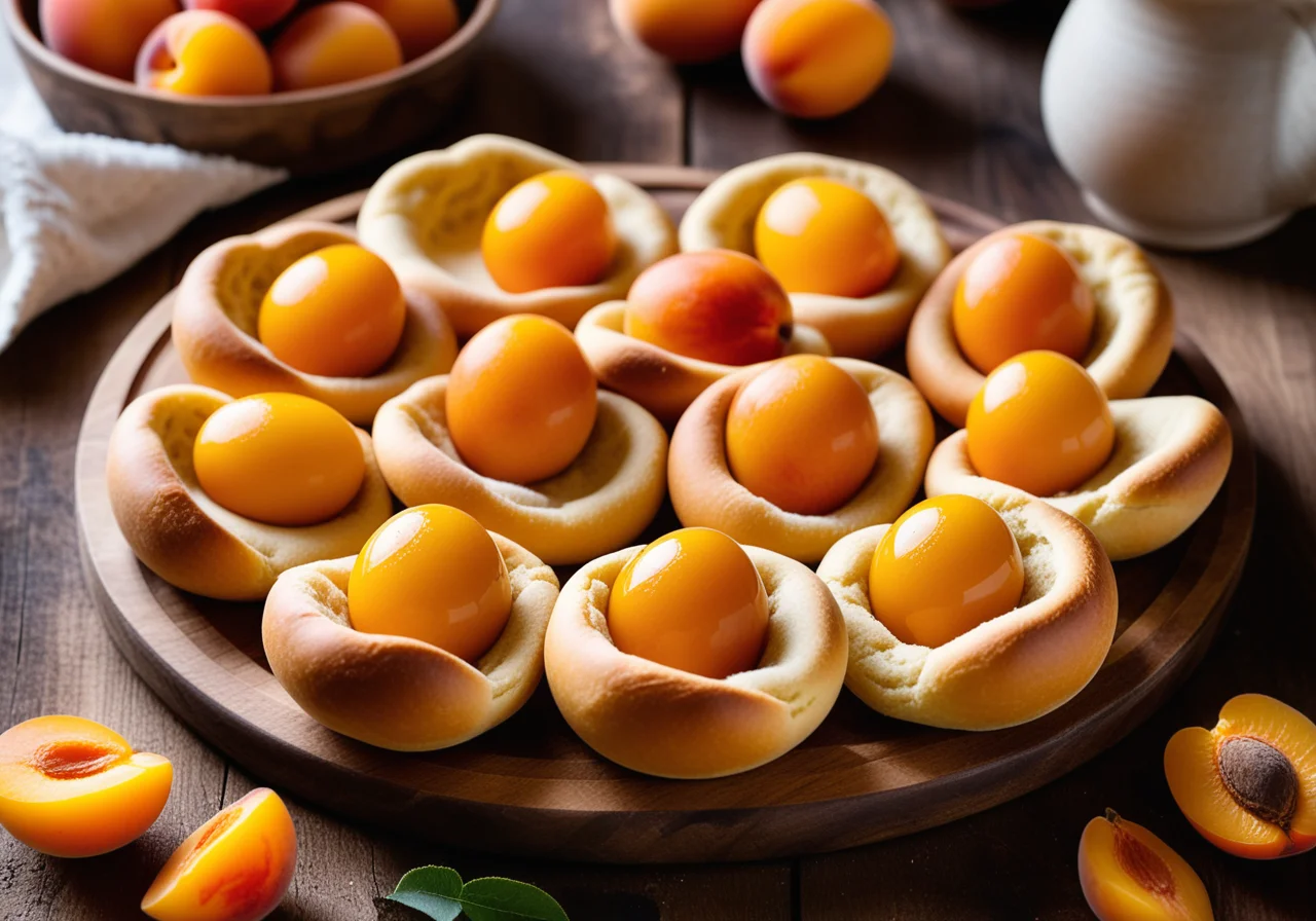 Easter Nests Made from Yeast Dough