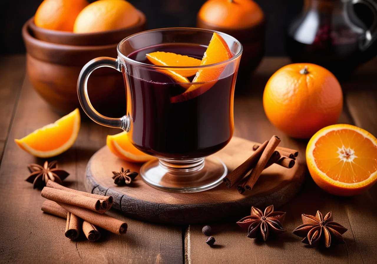 Mulled Wine with Rum