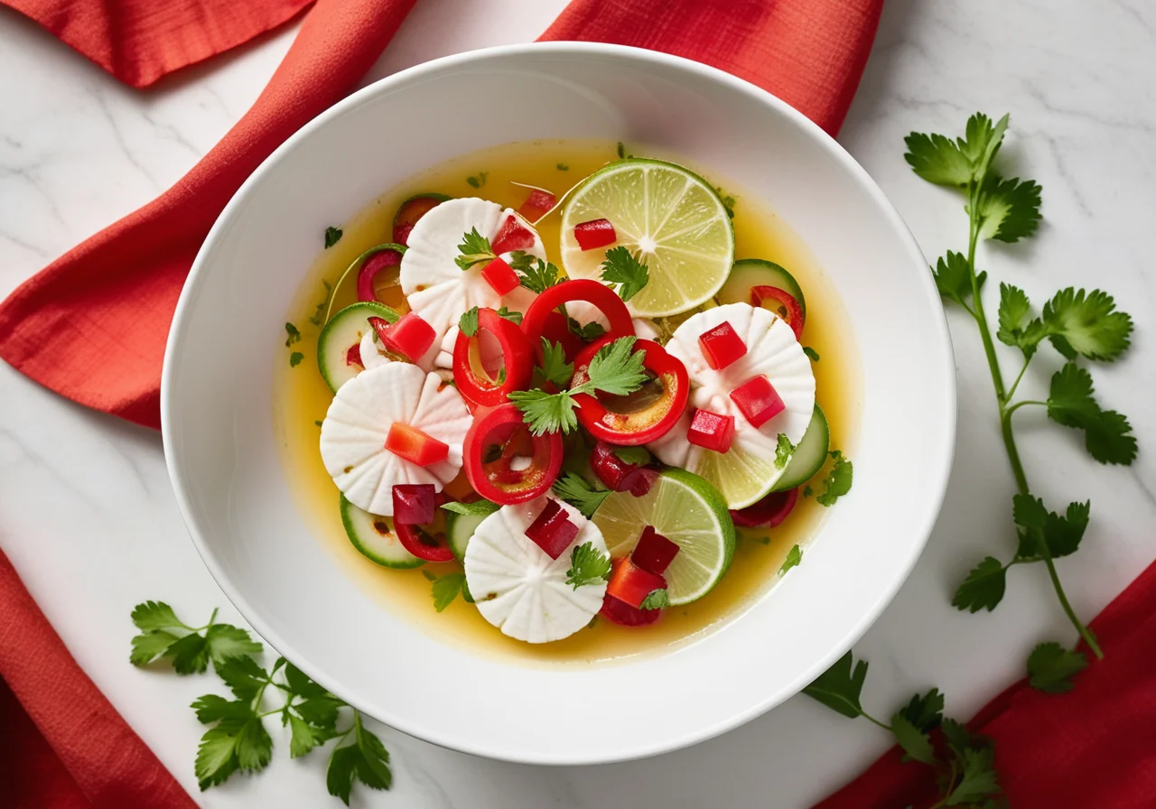 Ceviche with Peppers and Lime