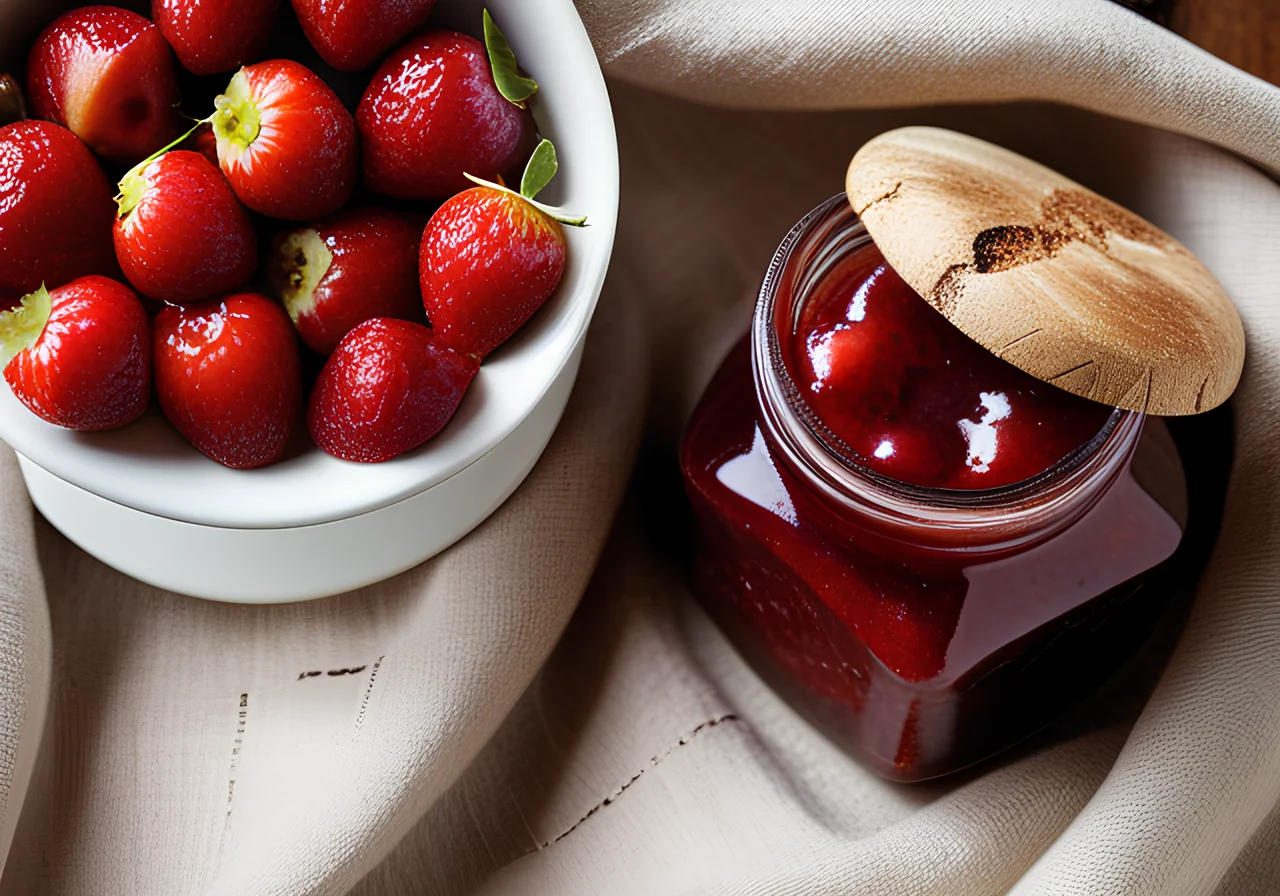 Strawberry-ginger Jam Without Sugar