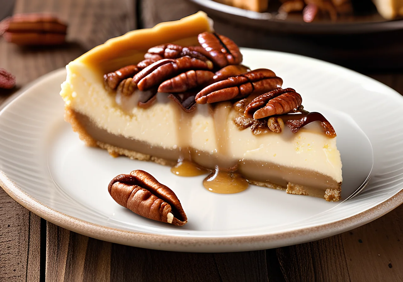 Pecan Pie Cheesecake in a Glass