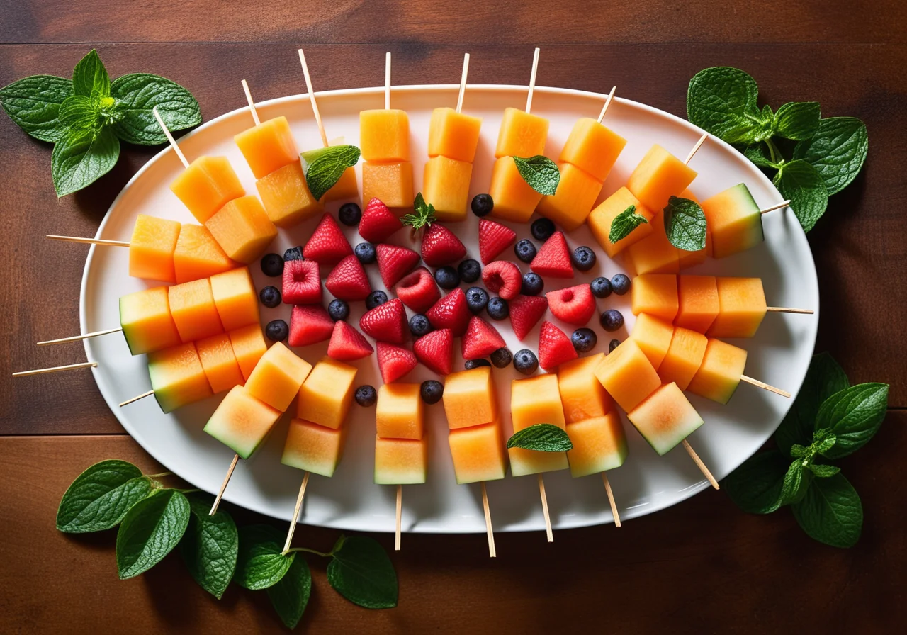 Melon Skewers