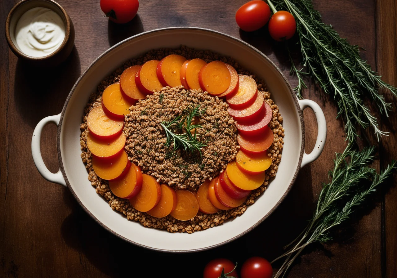 Buckwheat Casserole with Vegetables