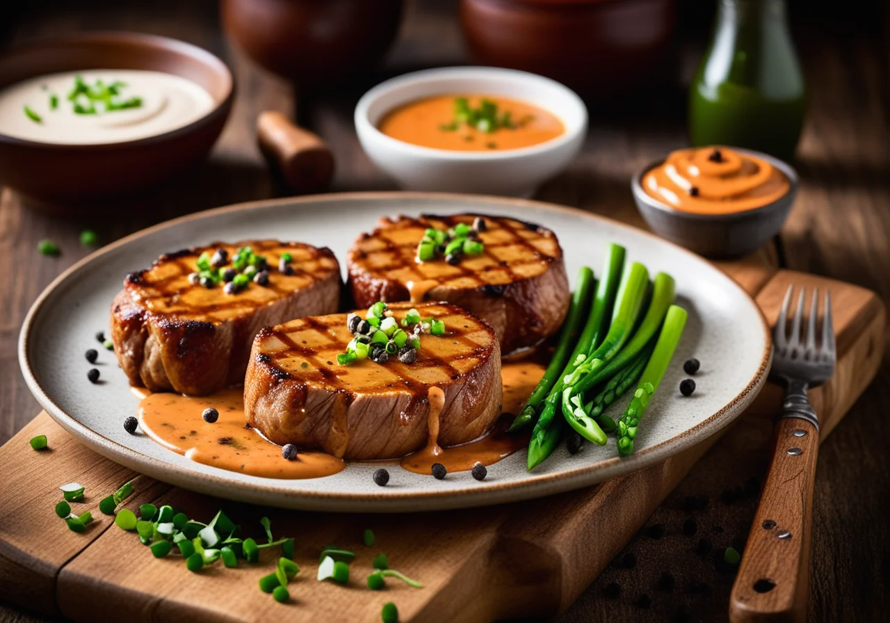 Pork Chops in Creamy Pepper Sauce
