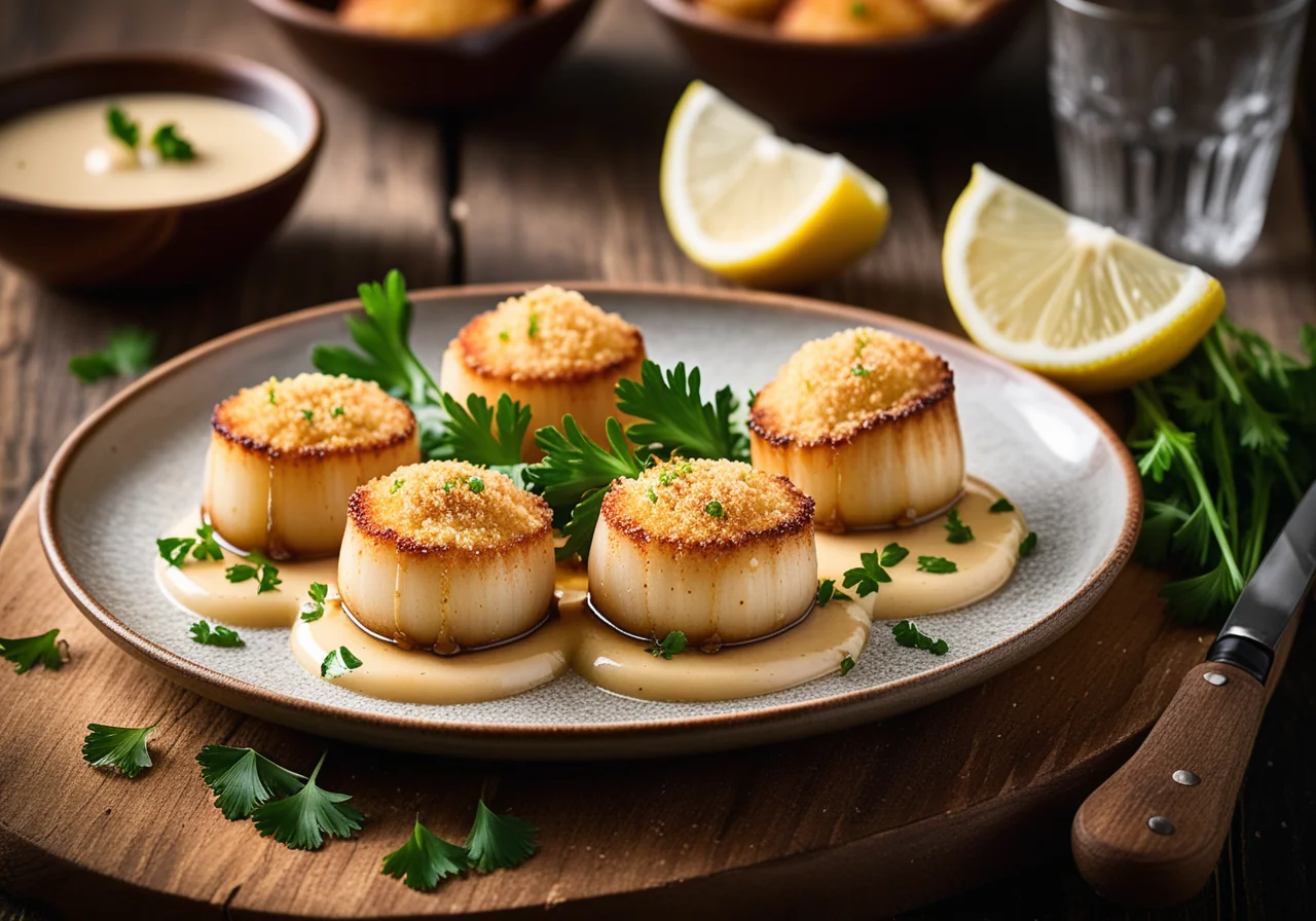 Panfried Scallops
