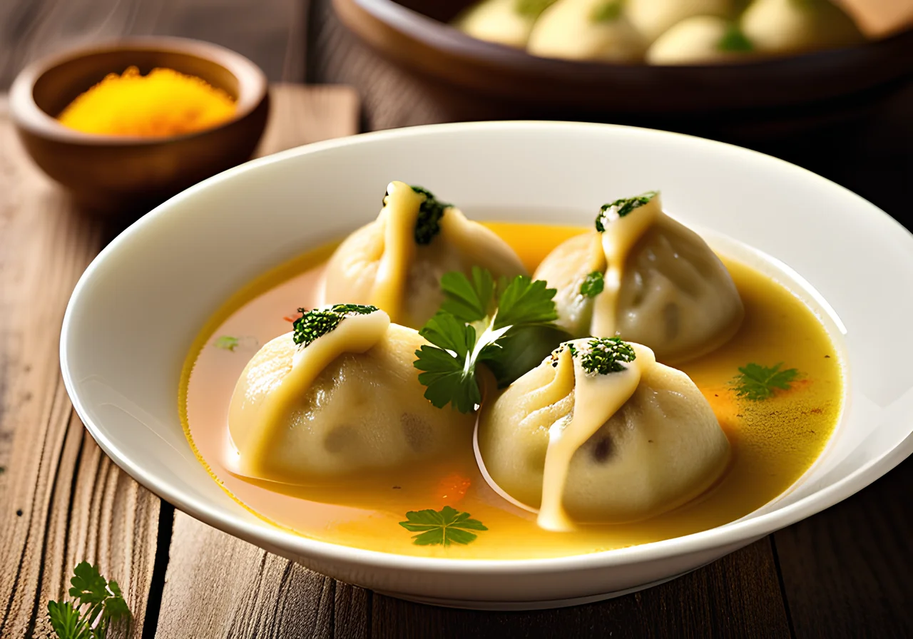 Soup with Semolina Dumplings