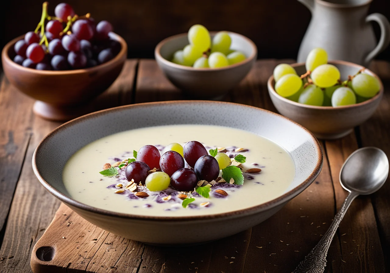 Almond Grape Soup