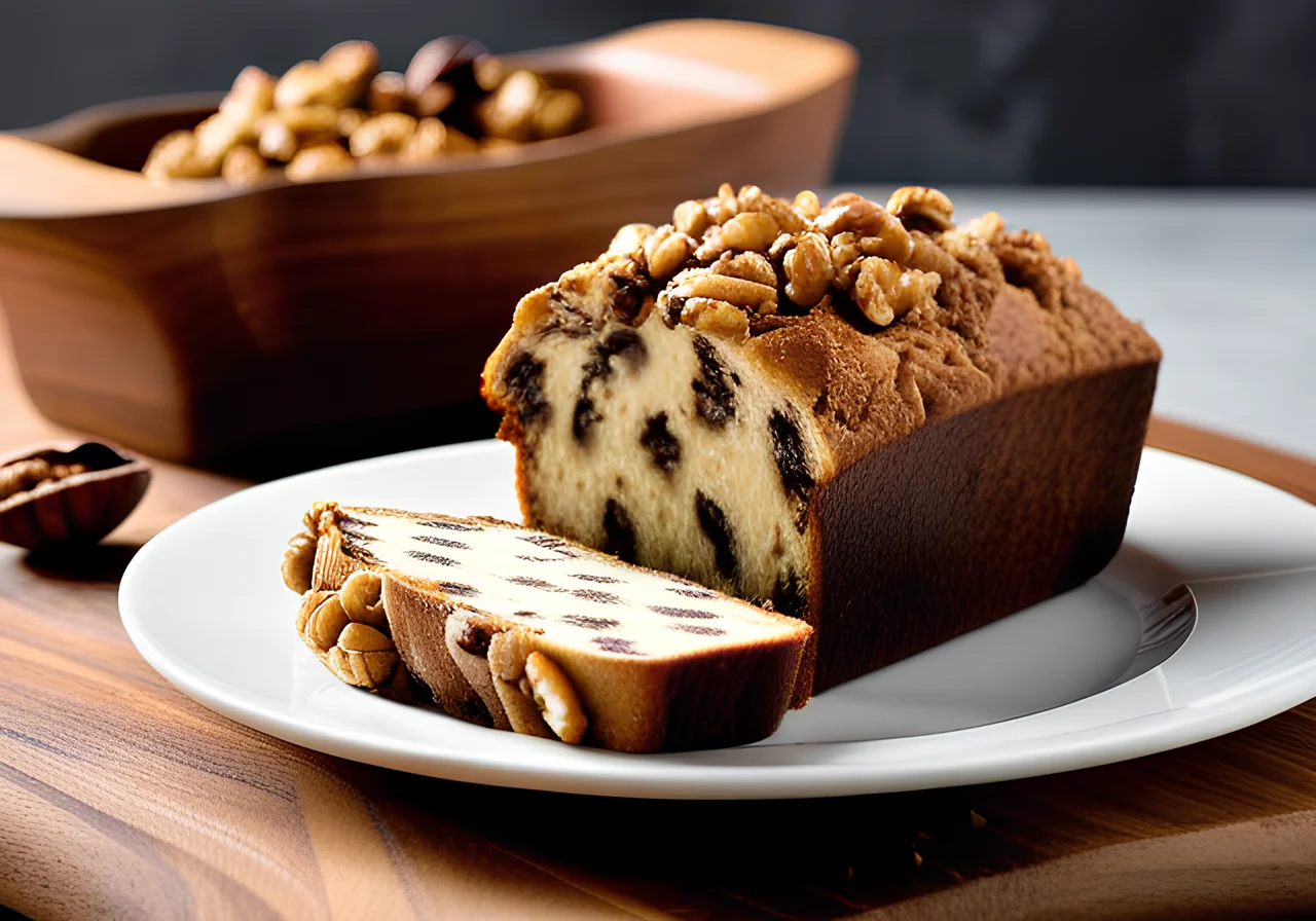 Nut Bread with Chocolate