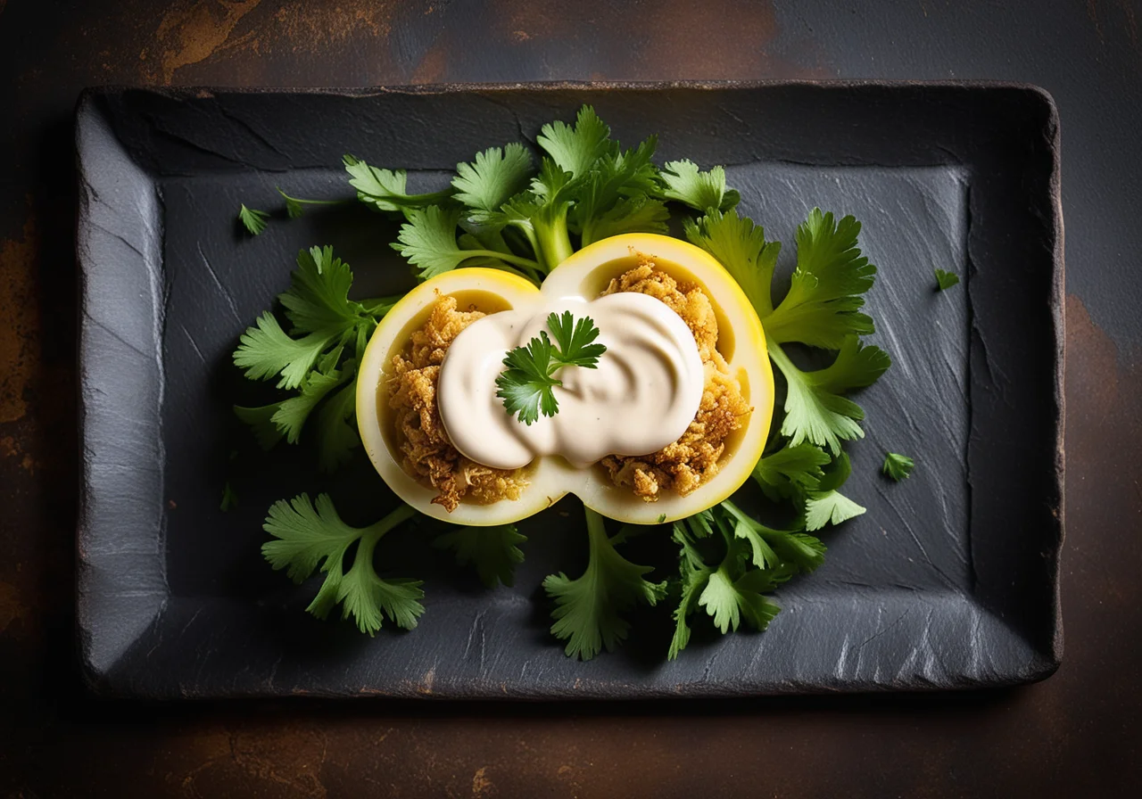 Kohlrabi with Ground Meat Filling