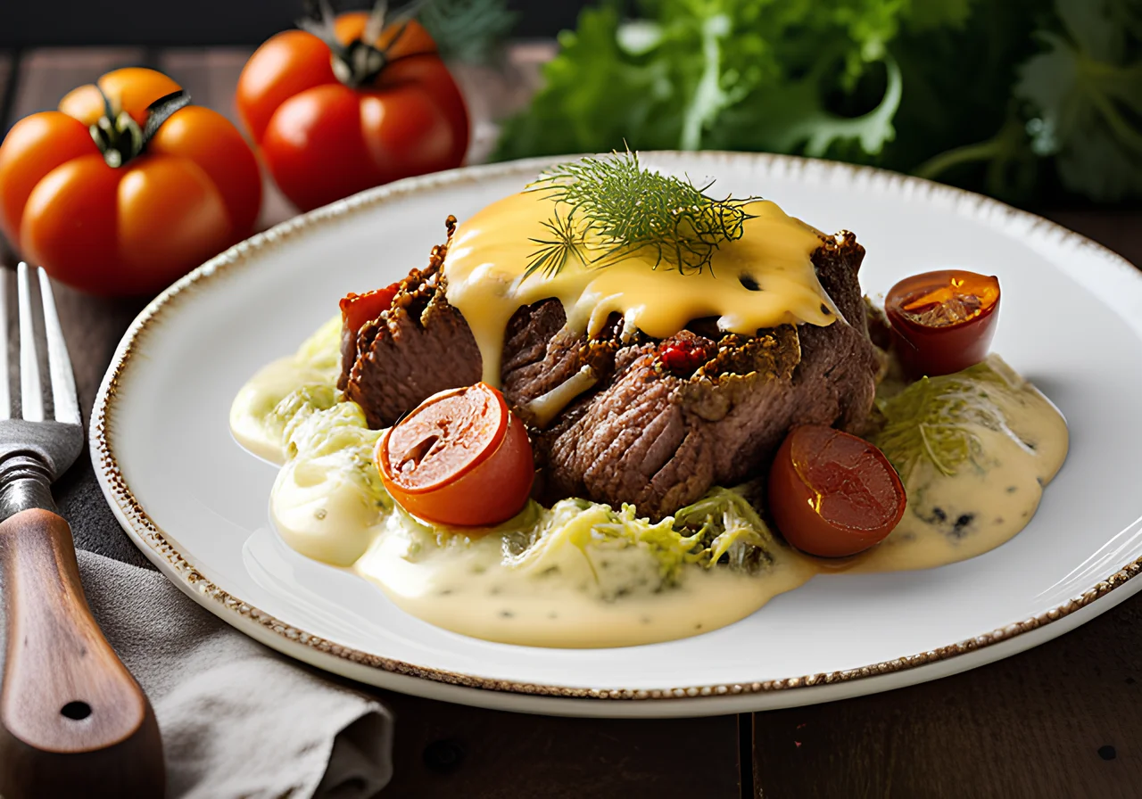 Savoy Cabbage & Ground Beef Casserole