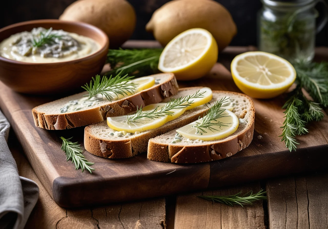 Wholegrain Bread with Herring