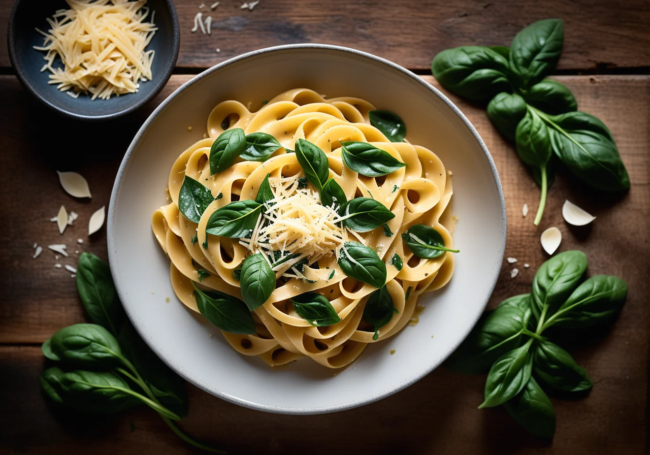 Pasta with Spinach