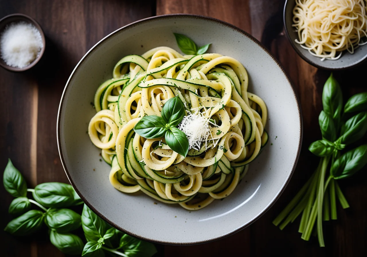 Zucchini Horn Pasta