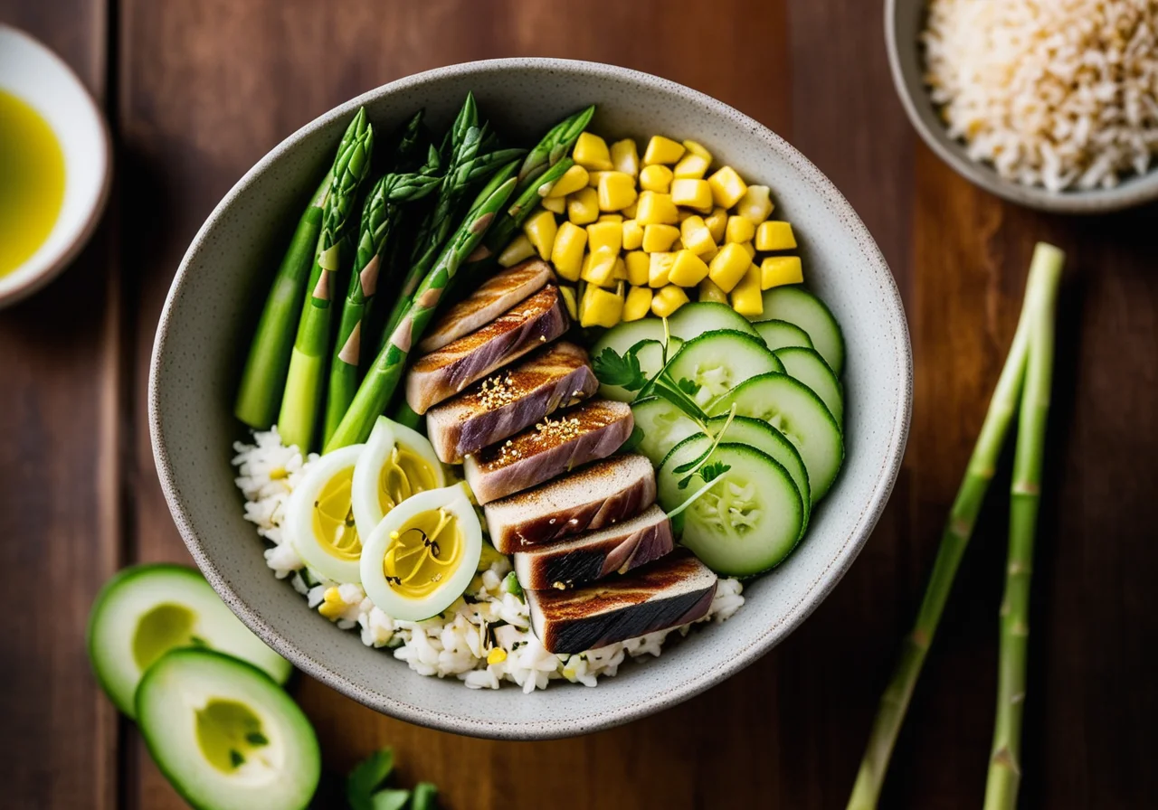 Poke Bowl with Smoked Mackerel