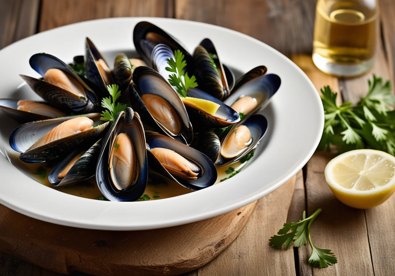 Mussels with Spicy Sausage (Chorizo)