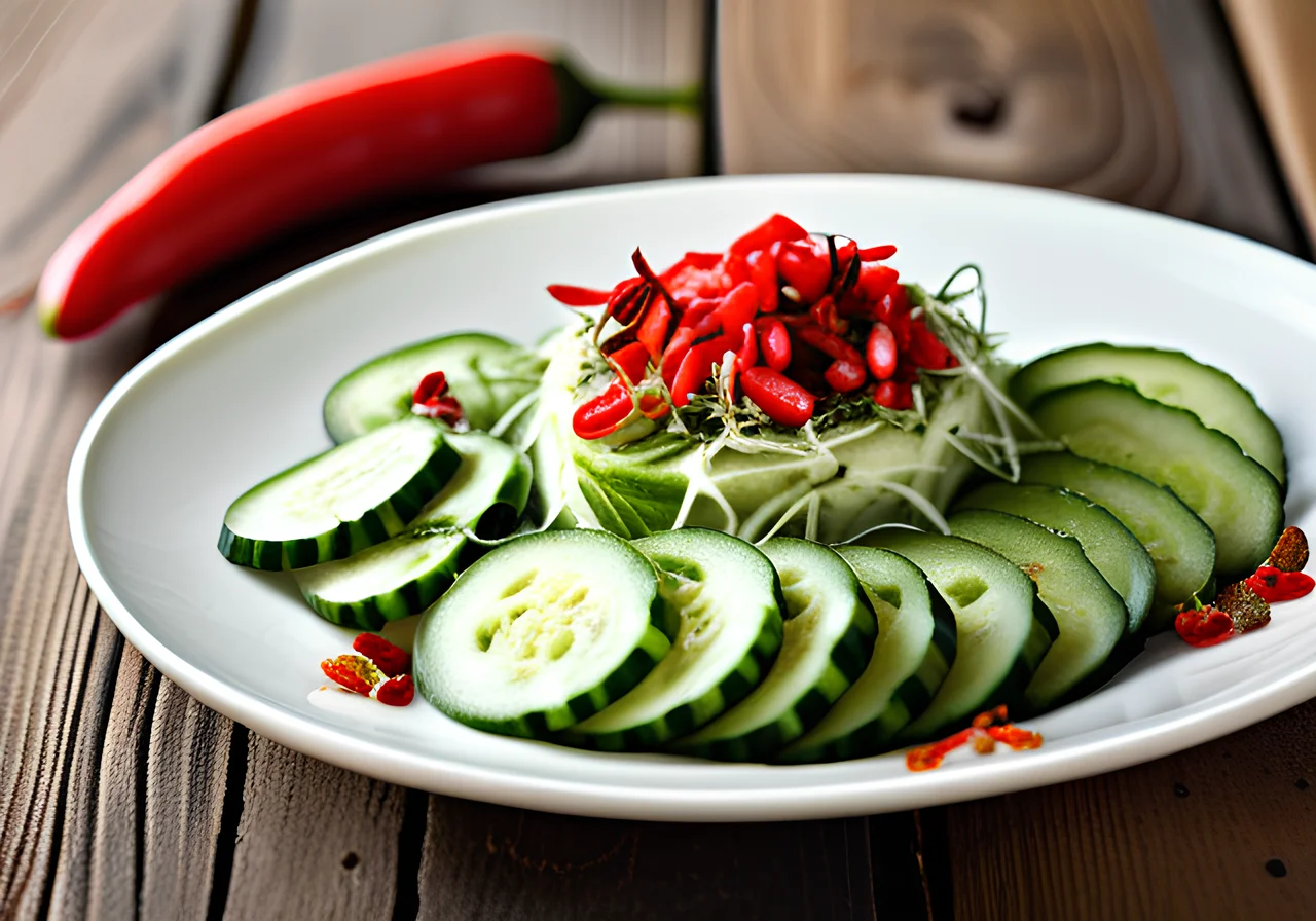 Cucumber Salad with Yogurt Dressing