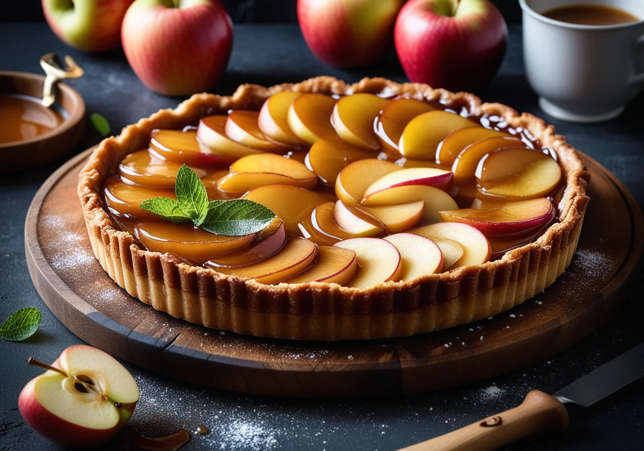 Small Apple Caramel Cake (Tarte Tatin)