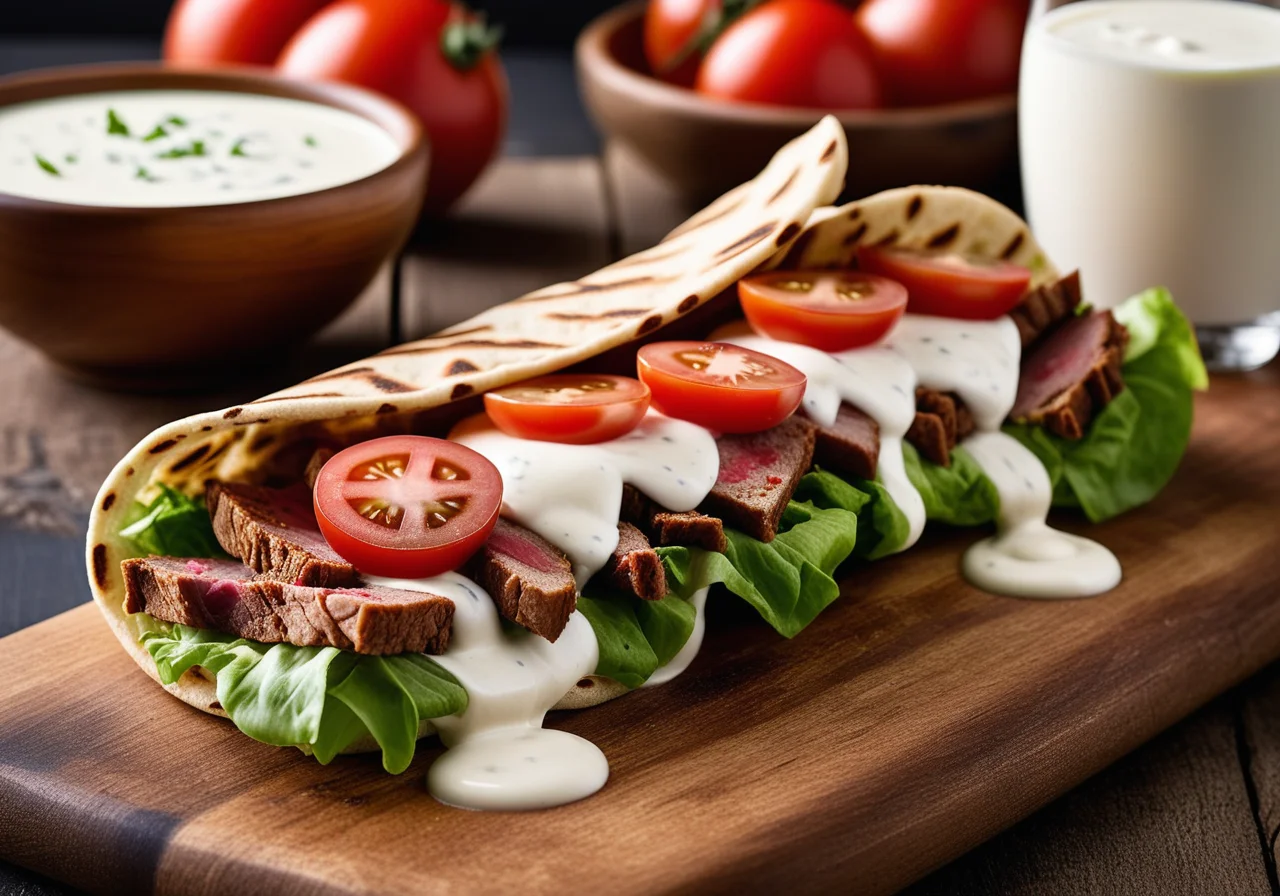 Wraps with Döner Filling