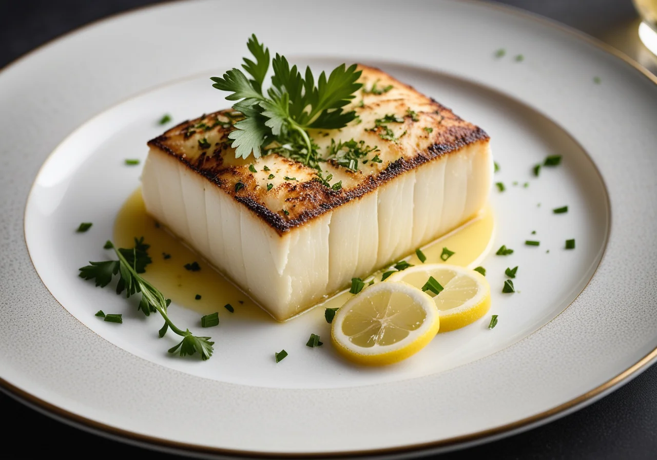 Garlic Halibut