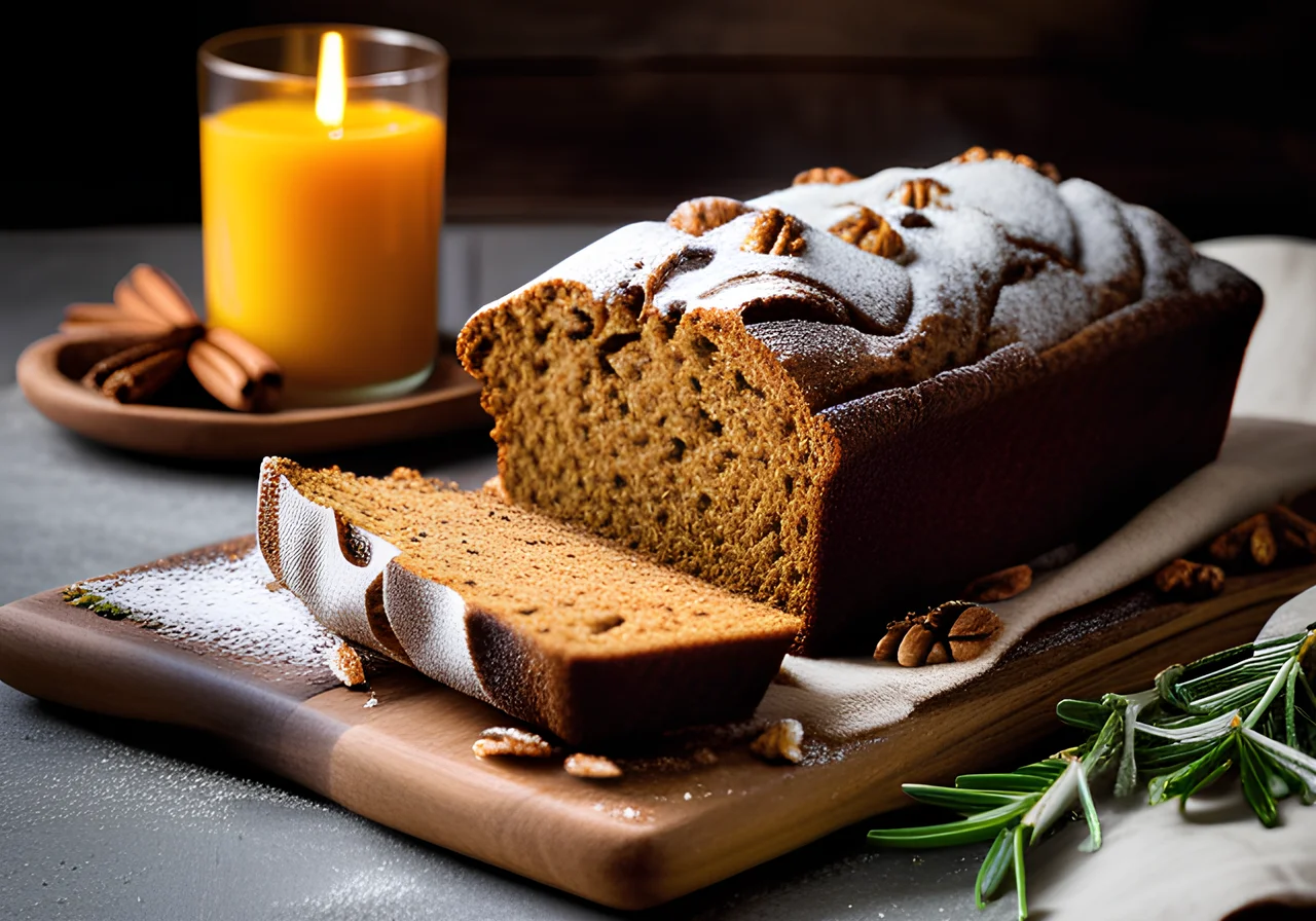 Juicy Gingerbread with Walnuts