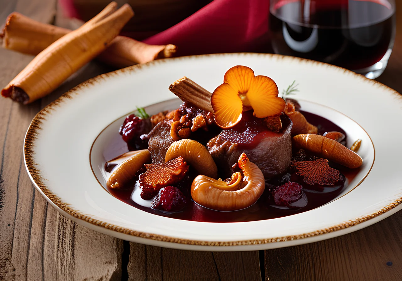 Deer Goulash with Chanterelles