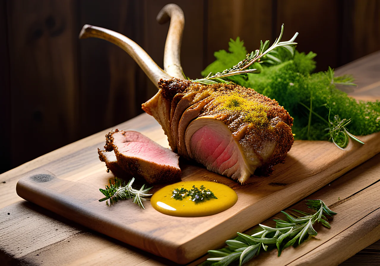 Lamb Rack with Herb Crust