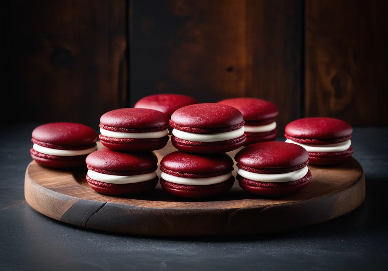 Red Velvet Whoopie Pies
