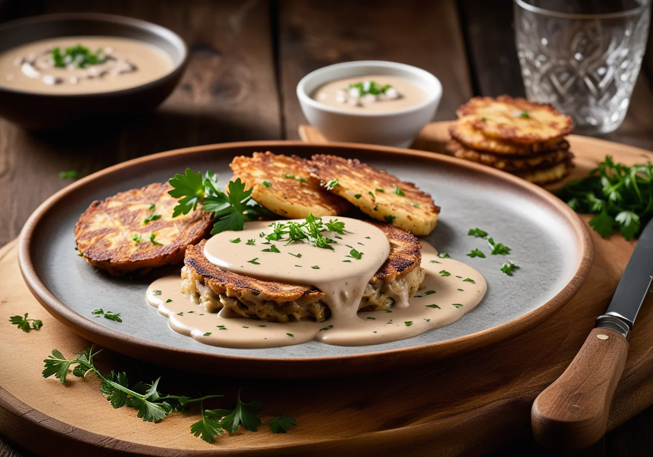 Sliced Veal with Rösti