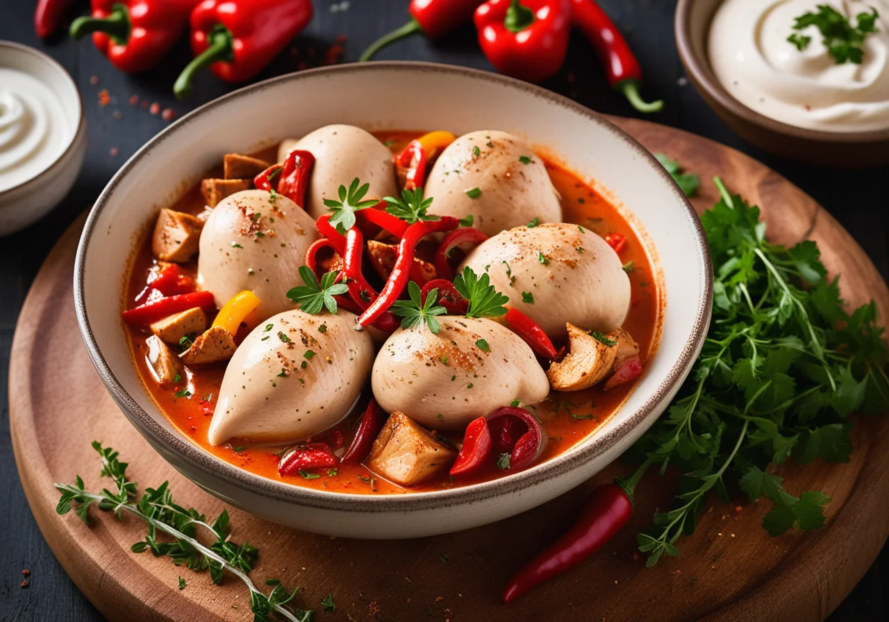 Chicken Breast and Pepper Stew