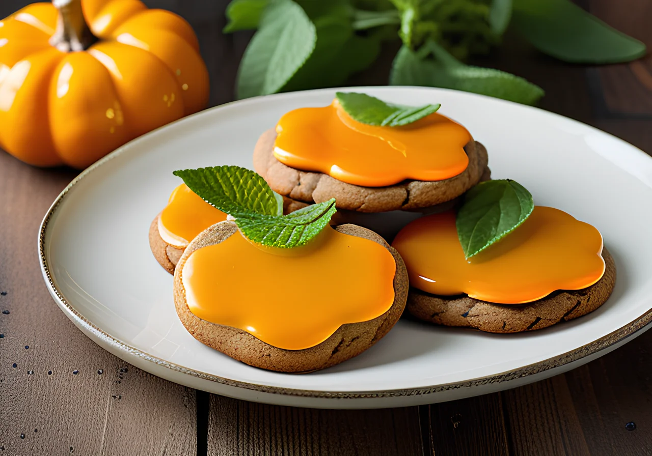 Pumpkin Cookies for Halloween