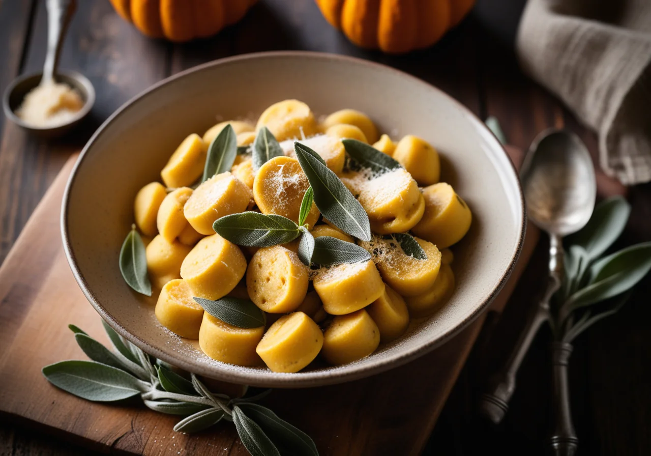 Gnocchi with Pumpkin and Sage