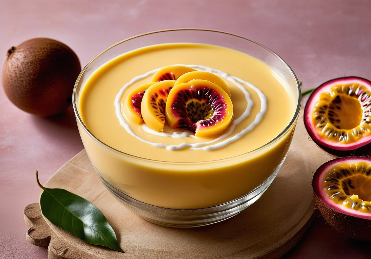 Coconut Passion Fruit Cream