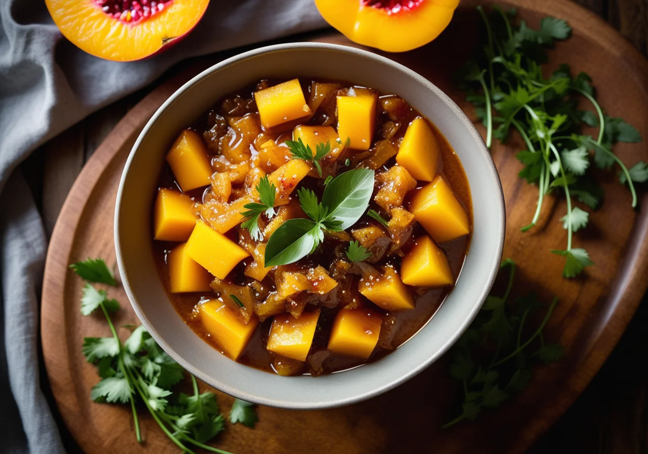 Spicy Mango Ginger Chutney