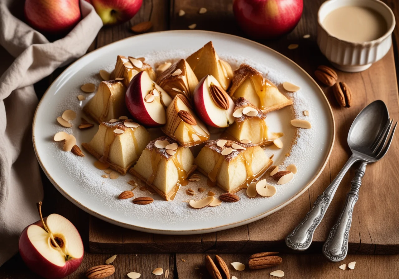 Baked Apples with Meringue Topping