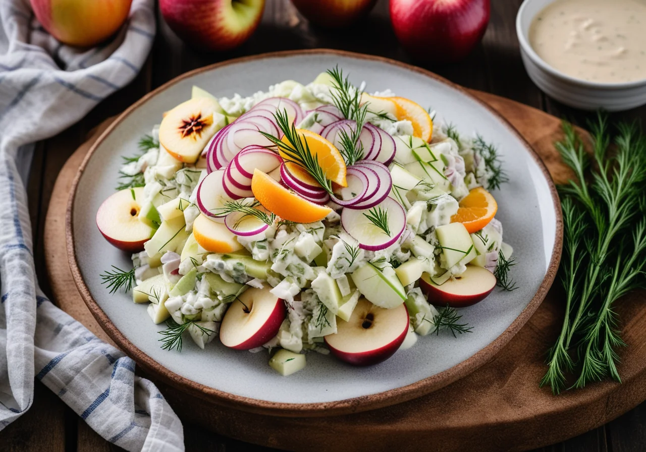 Herings Salad in Housewife Style