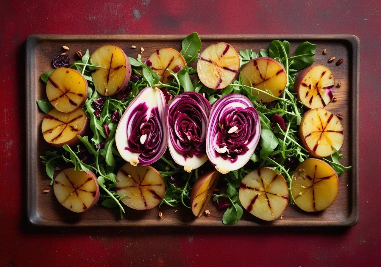 Radicchio Salad with Chicken