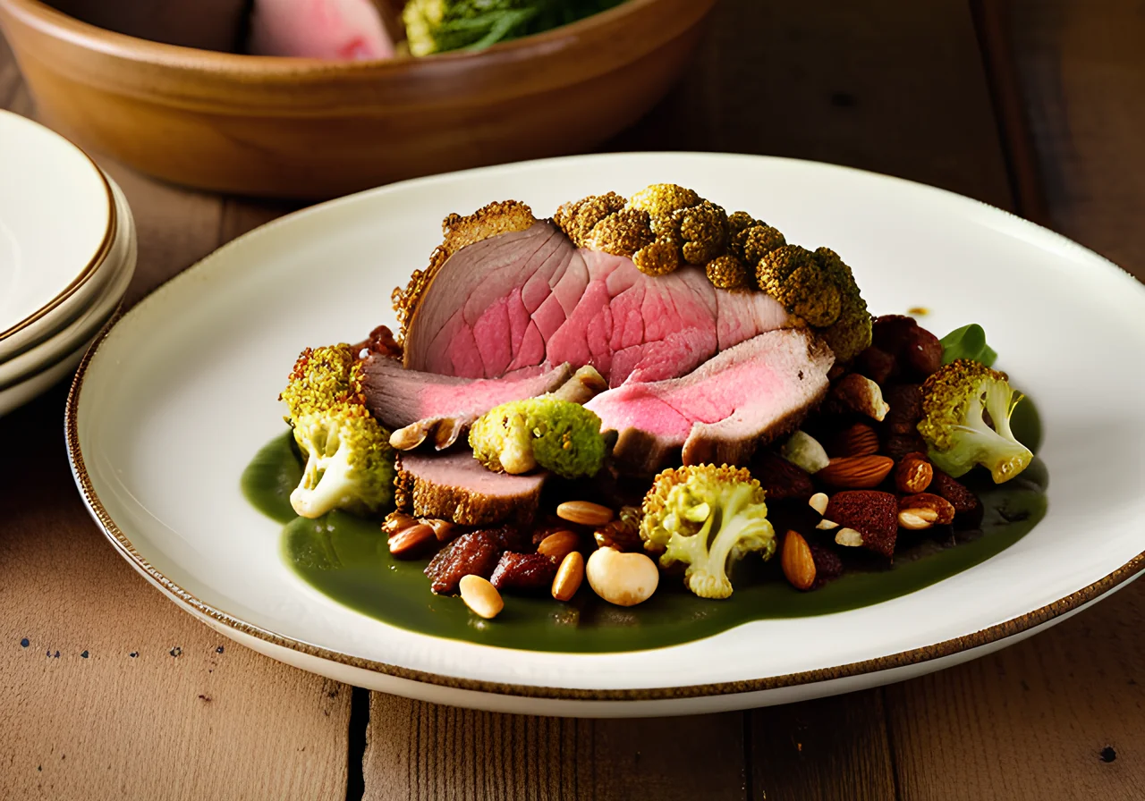 Cauliflower with Roast Beef