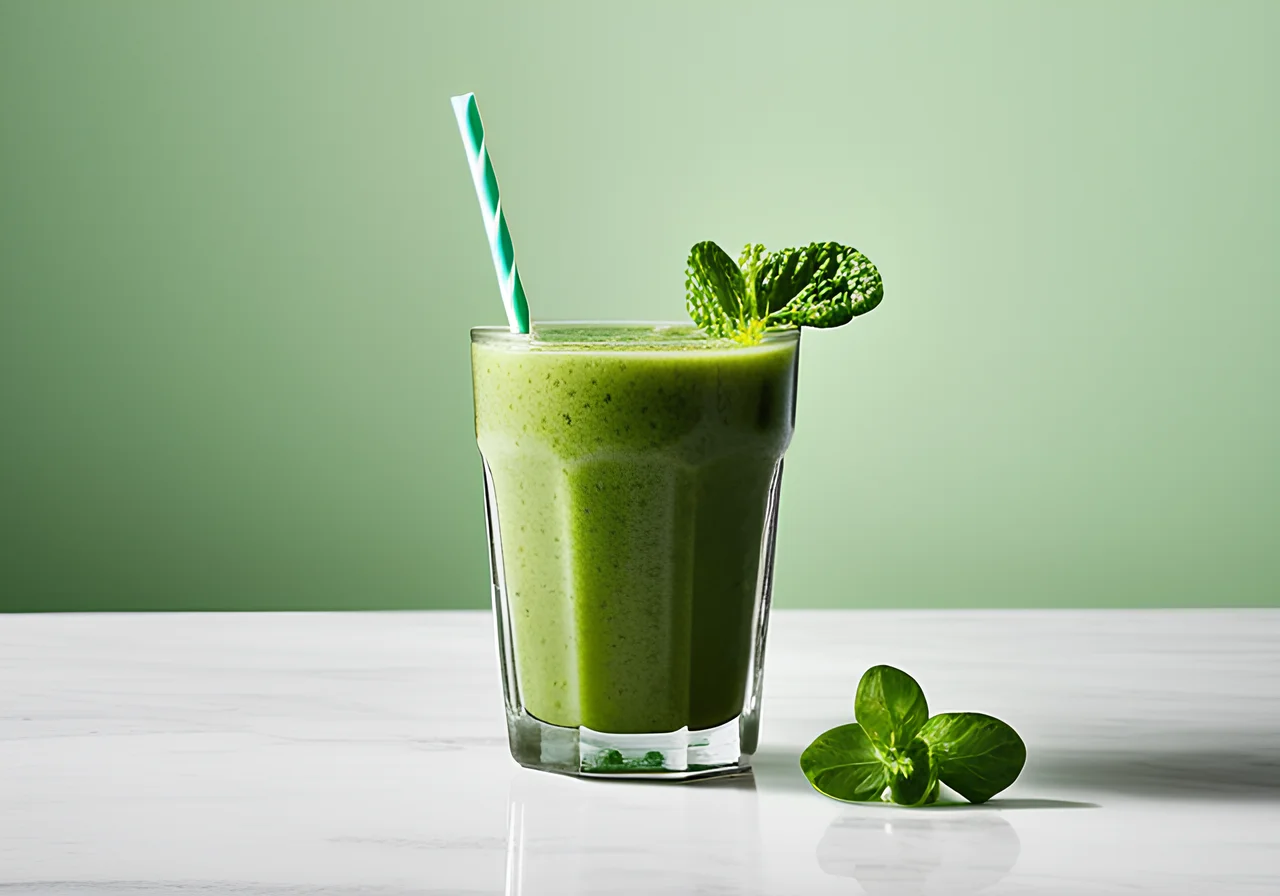 Green Smoothie with Mint