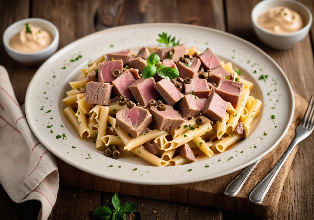 Pasta with Veal and Tuna Sauce
