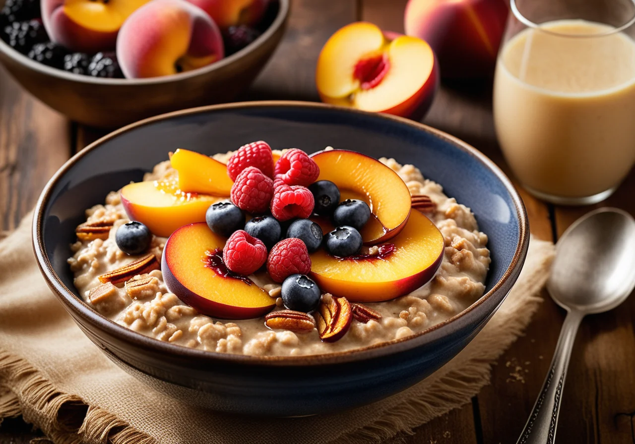 Grilled Fruit Oatmeal