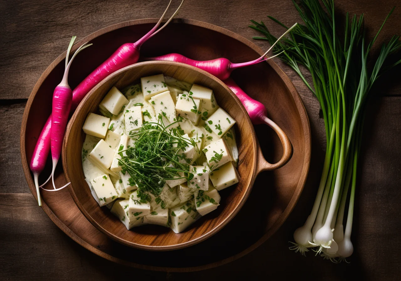 Radish Chives Grill Butter
